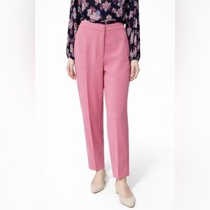Gibson Latimer High Rise Ankle Stretch City Trouser Pink Straight NWT Pants 16